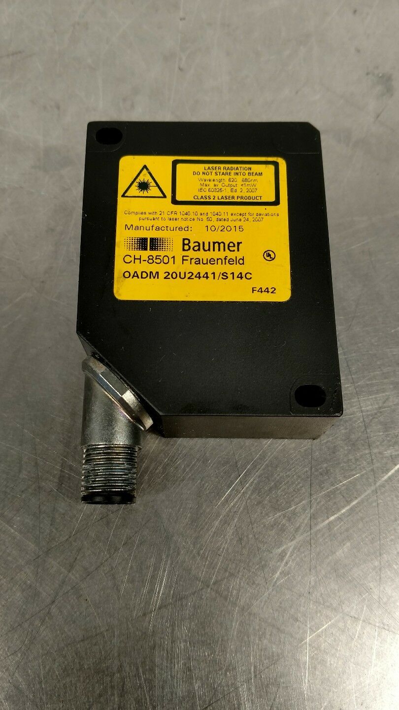 Baumer Electric CH-8501 Frauenfield OSDM 16D9601/S14 Laser Beam Sensor