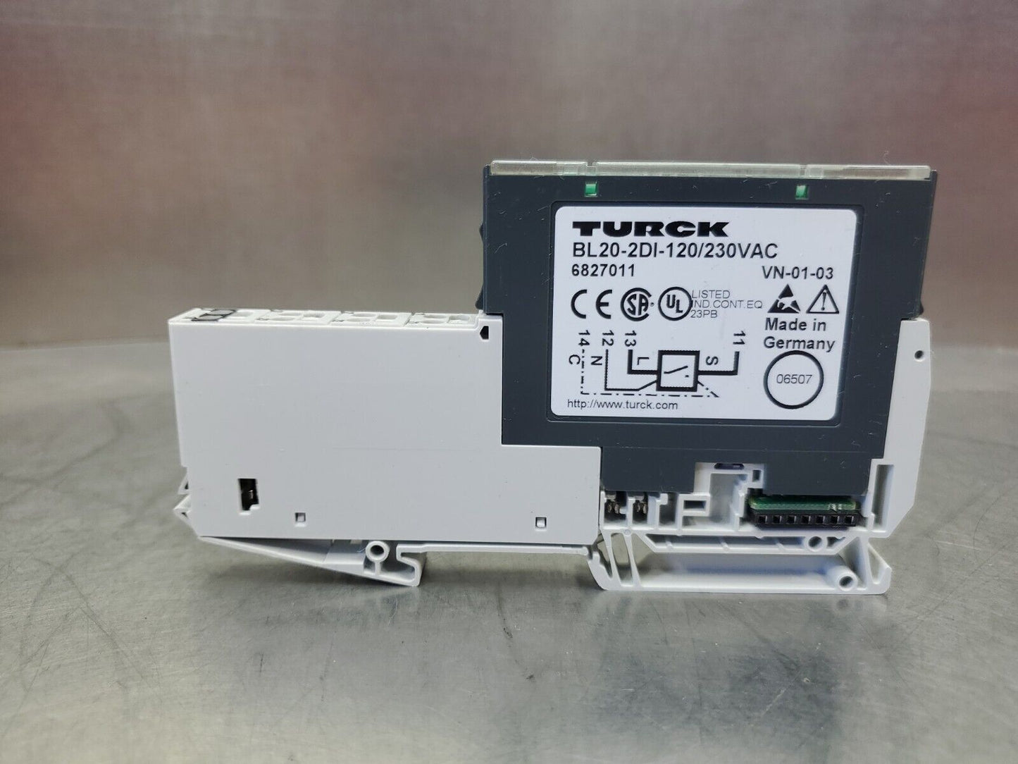 TURCK BL20-2DI-120/230VAC Input Module. 3D-28