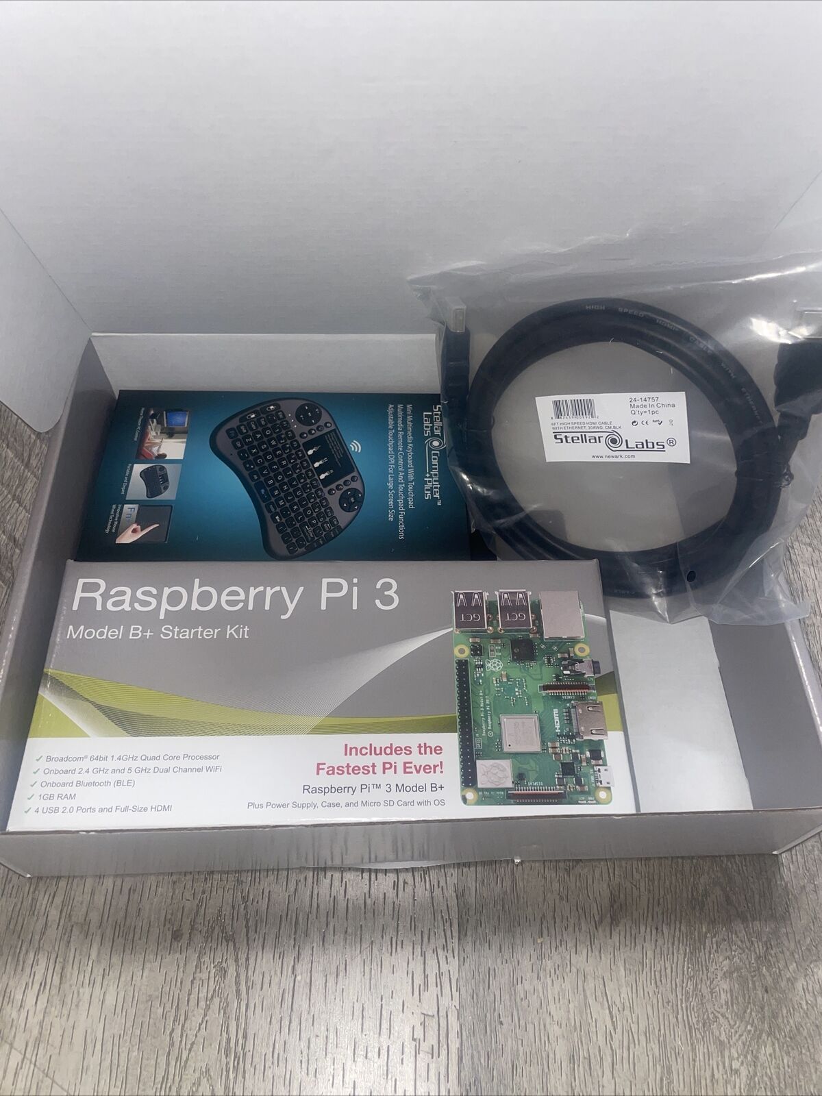 Newark Element 14 Raspberry Pi 3 Model B+ Media Center Kit !!Brand New!! @2C