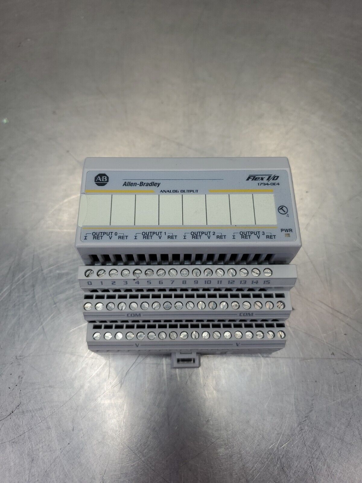 Allen Bradley 1794OE4 Flex I/O Analog Output Module. 3E36 Palmetto