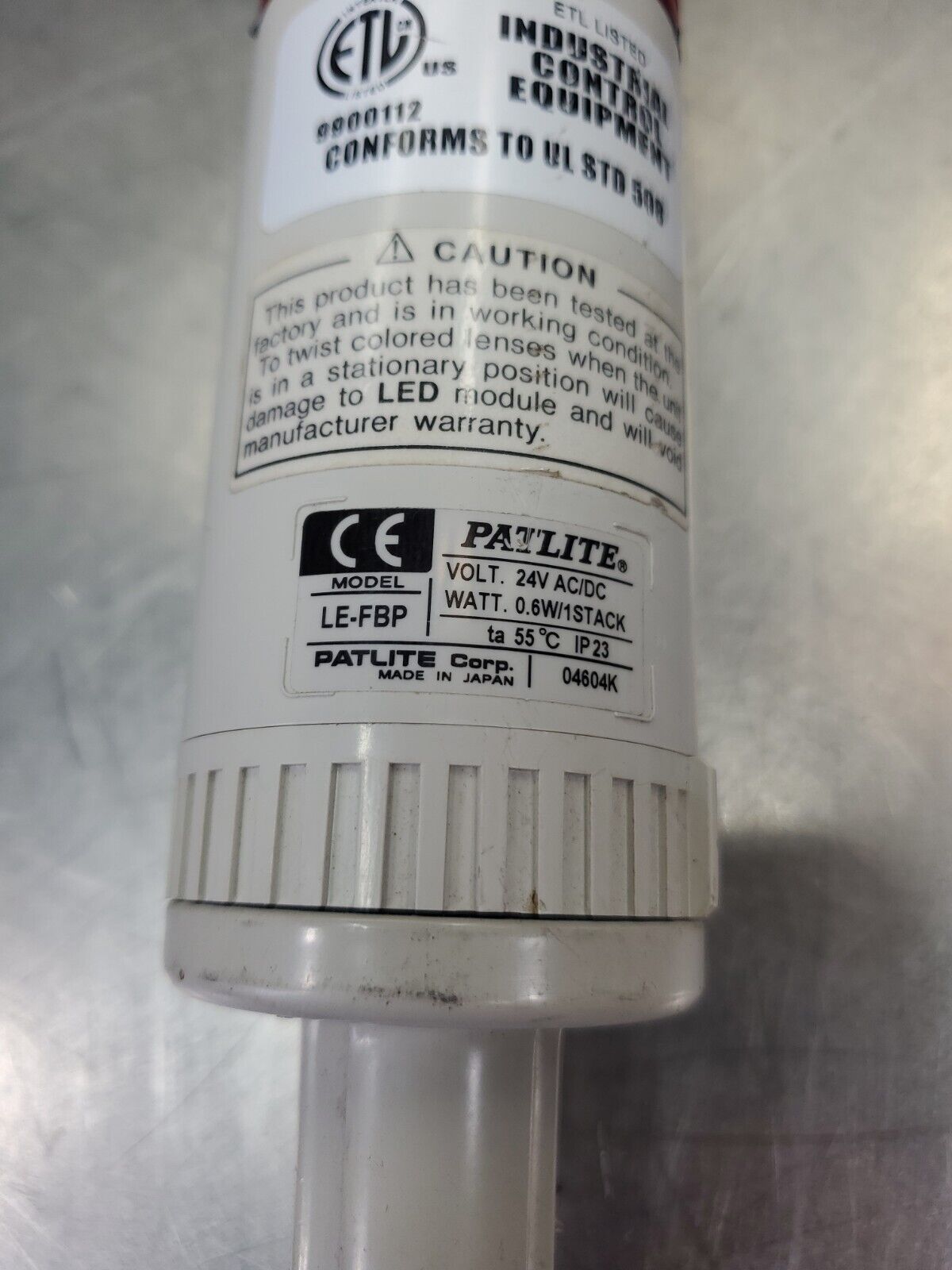 PATLITE LE-FBP 24V STACK LIGHT. 3A