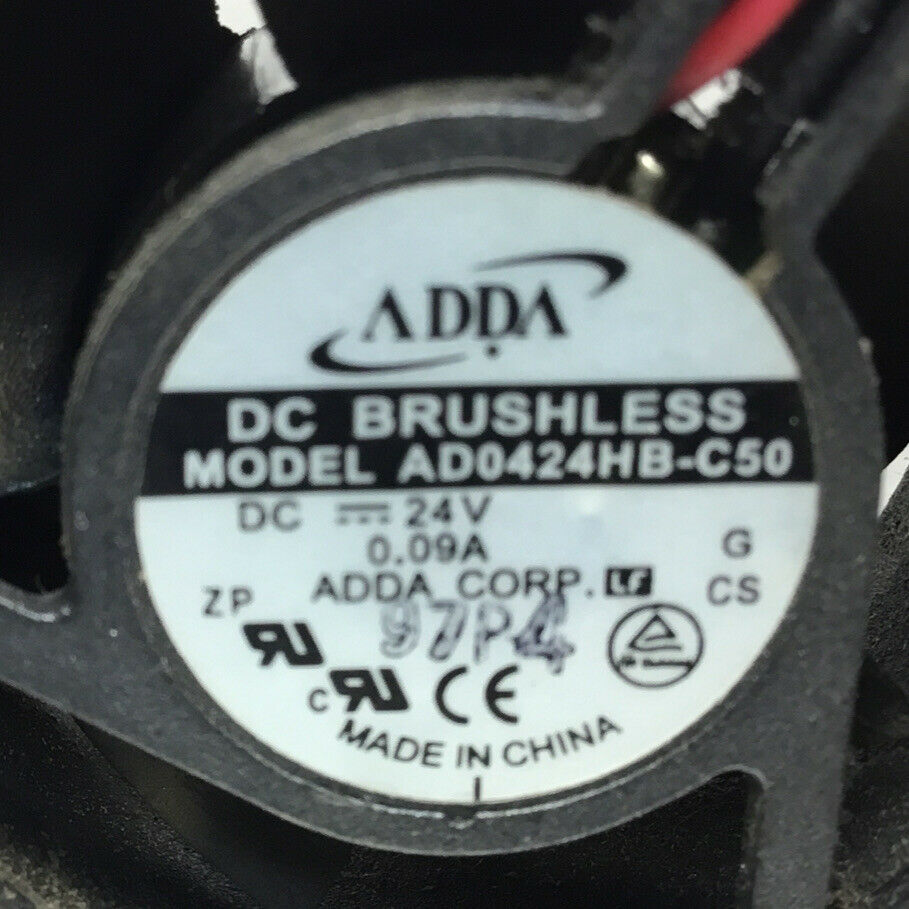 ADDA AD0424HB-C50 DC Brushless Fan 24VDC 0.09A 4D