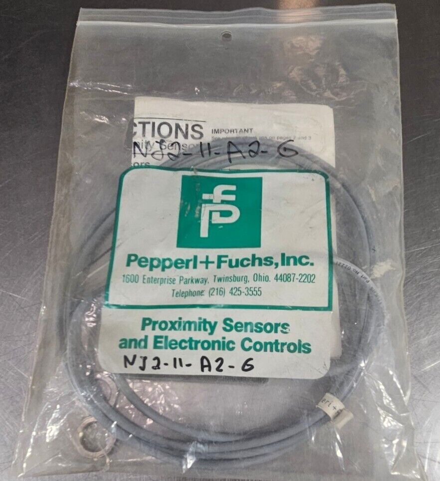 Pepperl+Fuchs NJ2-11-A2-G Inductive Proximity Sensor Switch 4-Wire 24V. Loc5D-22