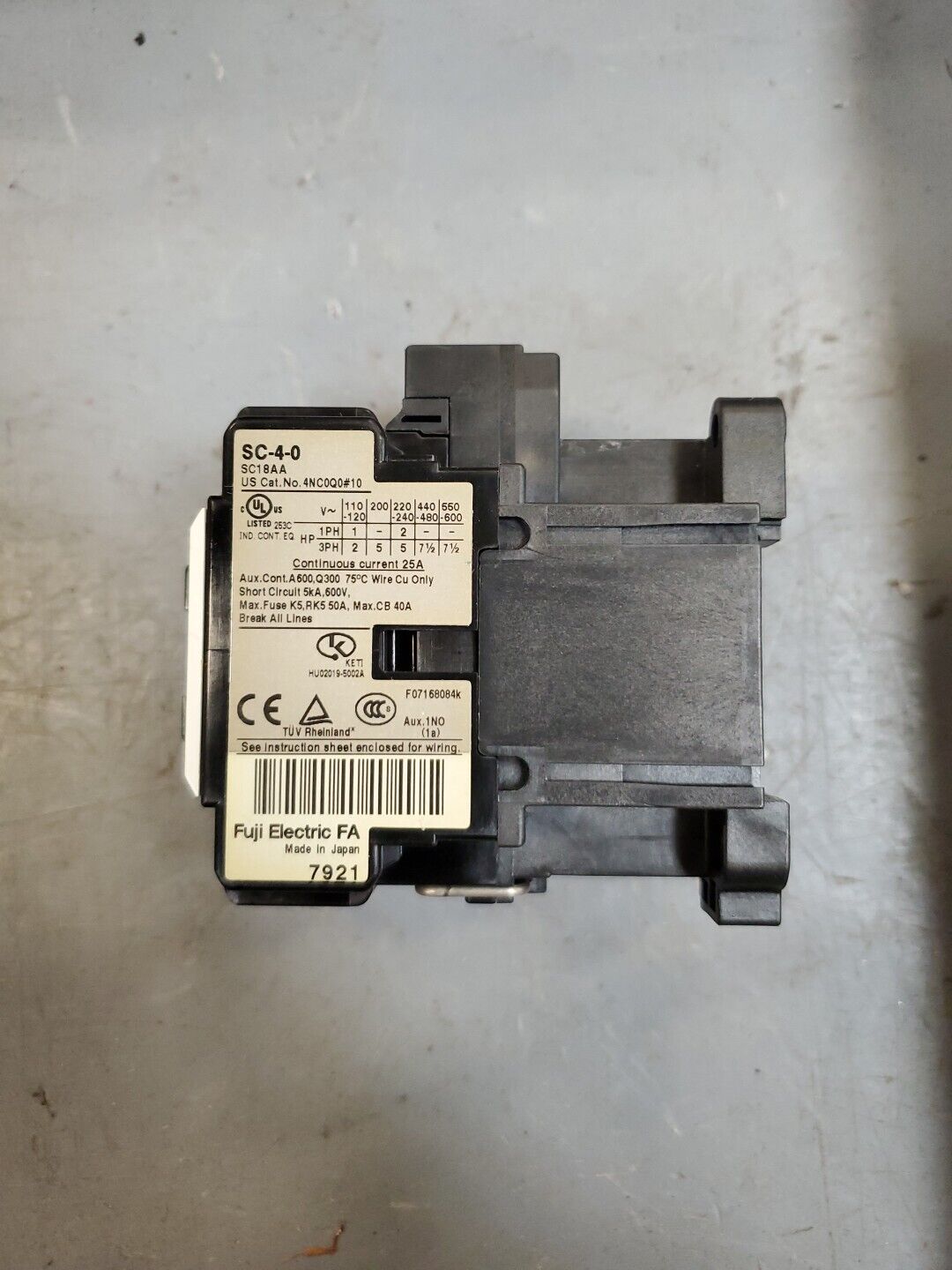 Fuji SC-4-0 (SC1BAA) Contactor. 4E-17