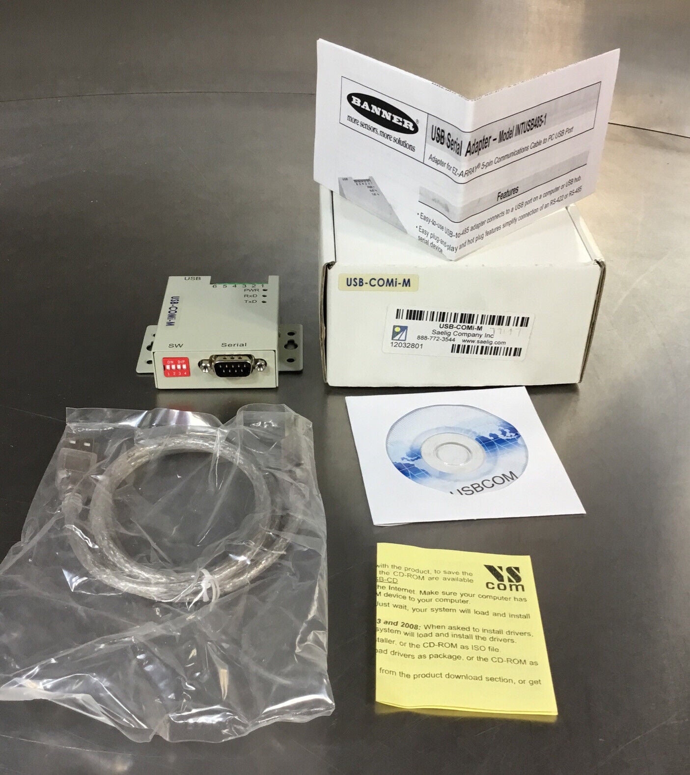 Banner / Saelig USB to Serial Adapter EZARRAY 3D30