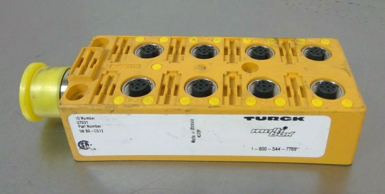 Turck Electronik - U7031 Molded Cordset - VB 80-CS12 3D-5