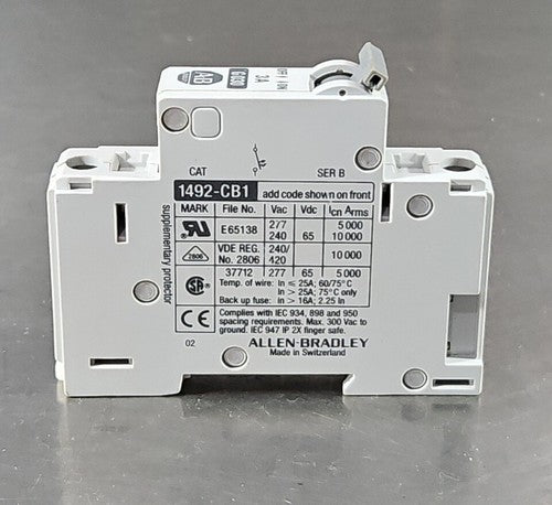 Allen-Bradley 1492-CB1-G030 SerB 1 Pole 3 Amp Circuit Breaker.          Loc4B-18