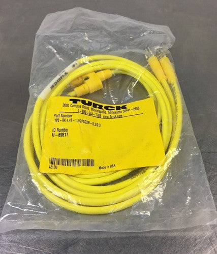 TURCK ELEKTRONIK YP2-RK4.4T-1.5/2PSG3M-0.3/0.3 Cable                        5A-1