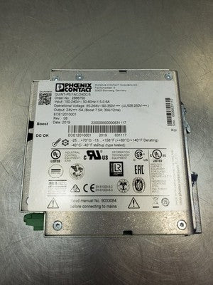 Phoenix Contact QUINT-PS/1AC/24DC/5 DIN Rail Power Supply, 24V/5A
