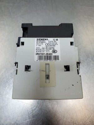 Siemens 3RT1026-1BB40 Contactor w/3RH1921-2EA02 Auxillary Contact