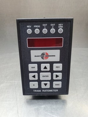 Electro-Sensors Inc. TR400 Ratemeter, (800-078707), 115VAC 50/60 Hz