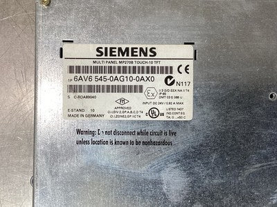 Siemens MP270B Touch-10 TFT