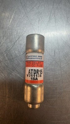 Ferraz Shawmut ATDR15 Time Delay Class CC Fuse 15A V211133