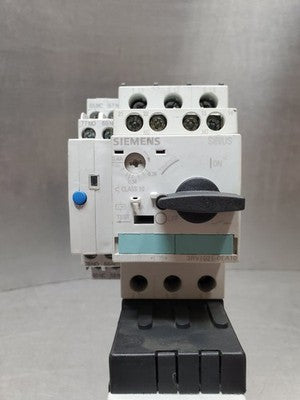 Siemens 3RV1021-0EA10 Motor Starter w/3RT1023-1B..0 Contactor