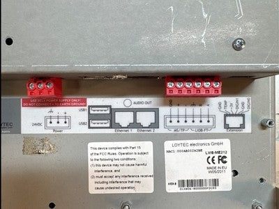 LOYTEC LVIS-ME212 HMI Panel