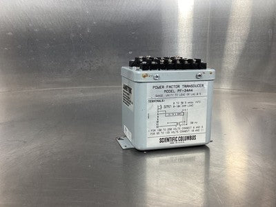 Scientific Columbus PF-34A4 Power Factor Transducer 0-10.5mA Out 60 Hz