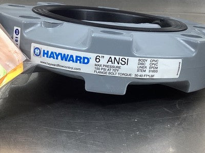 Hayward Butterfly Valve 6" ANSI BY2260CAME