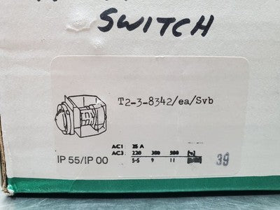 Klöckner Moeller T2-3-8342/ea/Svb Safety Switch, 25A