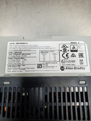Allen-Bradley 25B-D4P0N114 Ser. A VFD Drive, 2.0HP 1.5kW