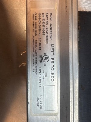 Mettler Toledo JAGXTREME Industrial Controller 100-240V JXPA1060000