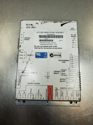 Eaton ATC-300+ Automatic Transfer Switch Controller, NEMA 4