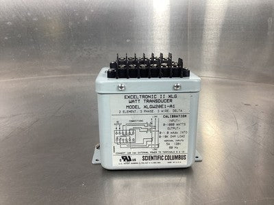 Scientific Columbus XLGW20E1-A1 Watt Transducer 0-1000W 3 Phase 60 Hz