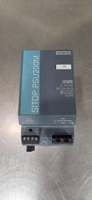 Siemens SITOP PSU200M Power Supply, 24VDC/10A (6EP1334-3BA10)
