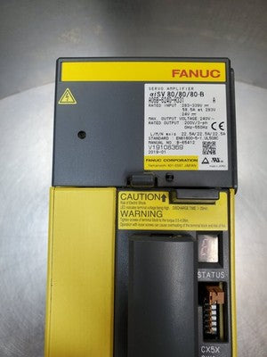 Fanuc αiSV 80/80/80-B Servo Amplifier, 200V 3-Ph (A06B-6240-H331)