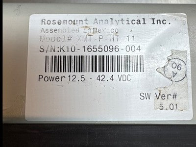 Rosemount Analytical XMT-P-HT-11 Analytical Transmitter