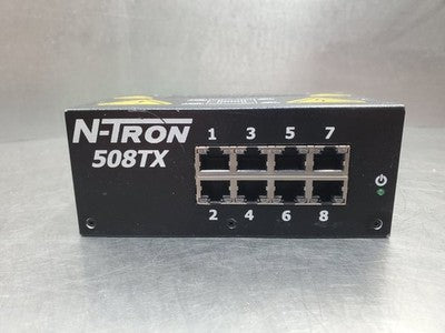 N-TRON 508TX Ethernet Switch, 8-Port, 0.5A