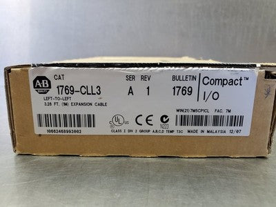 Allen-Bradley 1769-CLL3/A Rev.1 Left-to-Left Expansion Cable, 3.28ft