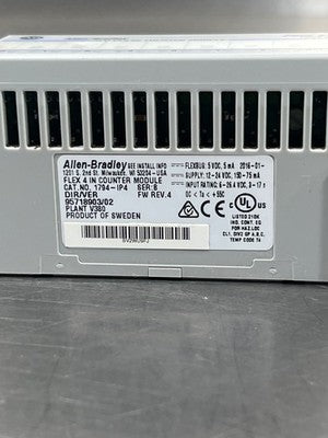 Allen-Bradley 1794-IP4 Pulse Counter Module 4CH 9571B903/02