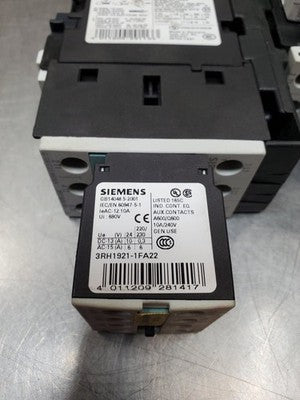 Siemens 3RV1021-1JA10 SIRIUS Motor Starter Protector Assembly, 8.5-10A