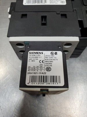 Siemens 3RV1021-1EA10 SIRIUS Motor Starter Assembly, 2.8-4A, 690V