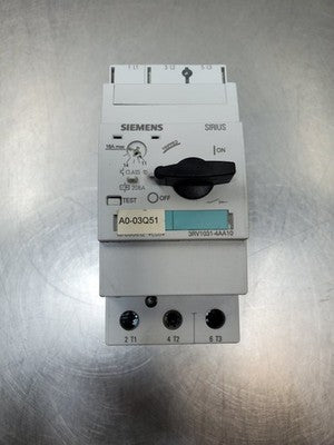 Siemens 3RV1031-4AA10 Motor Starter, 16A, 50/60 Hz