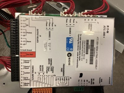 Eaton ATC-300+ Transfer Switch Assembly 325A 603532960CS 3Ø 3-Phase