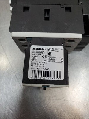 Siemens 3RV1021-4BA10 Motor Starter Assembly, 20A