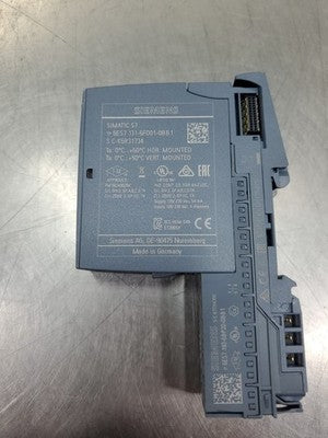 Siemens 6ES7131-6FD01-0BB1 Module w/6ES7193-6BP20-0BB1 Base.               3D-70