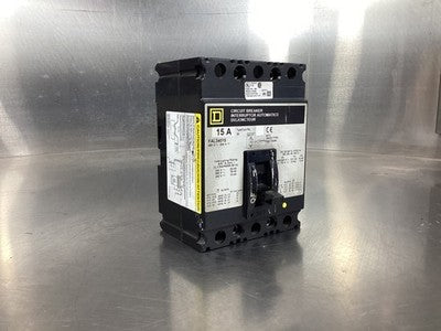 Square D FAL34015 Circuit Breaker 15A