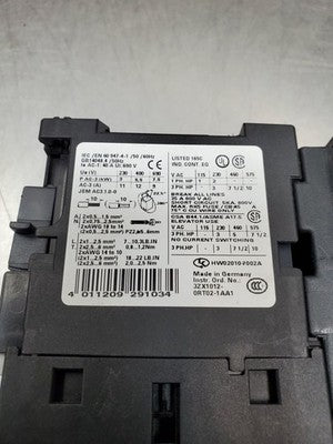 Siemens 3RV1021-1EA10 Motor Starter Assembly w/3RT1024-1B..0