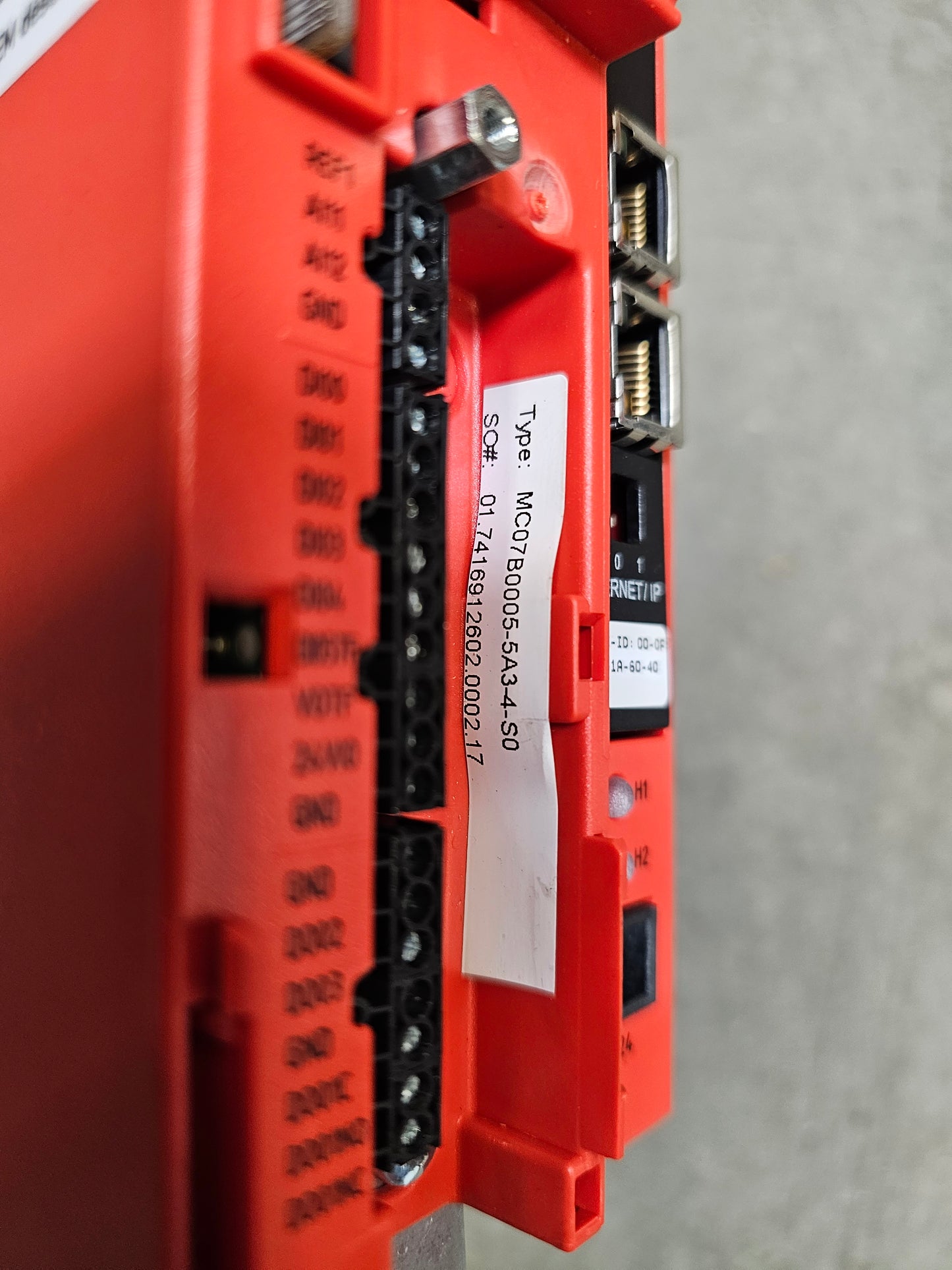 SEW EURODRIVE MC07B0005-5A3-4-S0 Movitrac B Drive                             1D