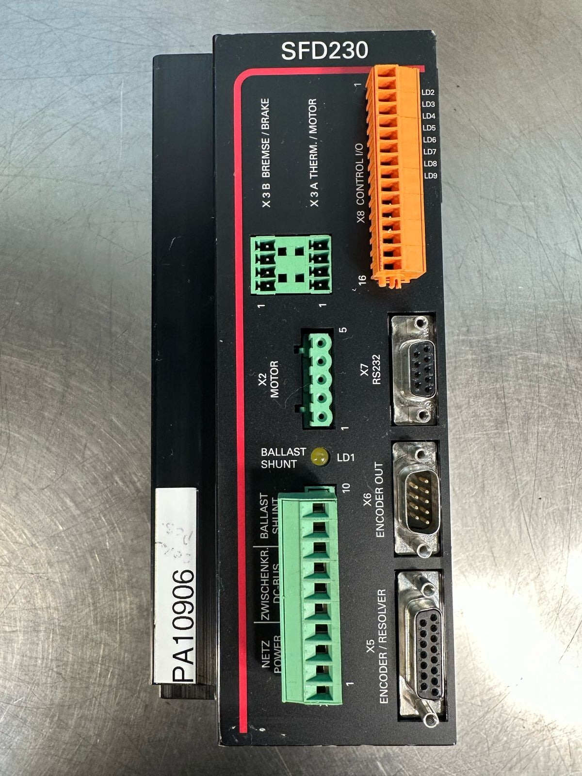 MTS SFD230/6HR servo drive                                         (6.4.3)