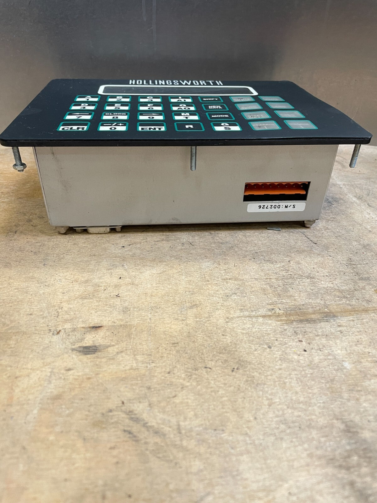 Hollingsworth ZS-3 Black & White Zoid Port Operator Interface Control Panel 2B