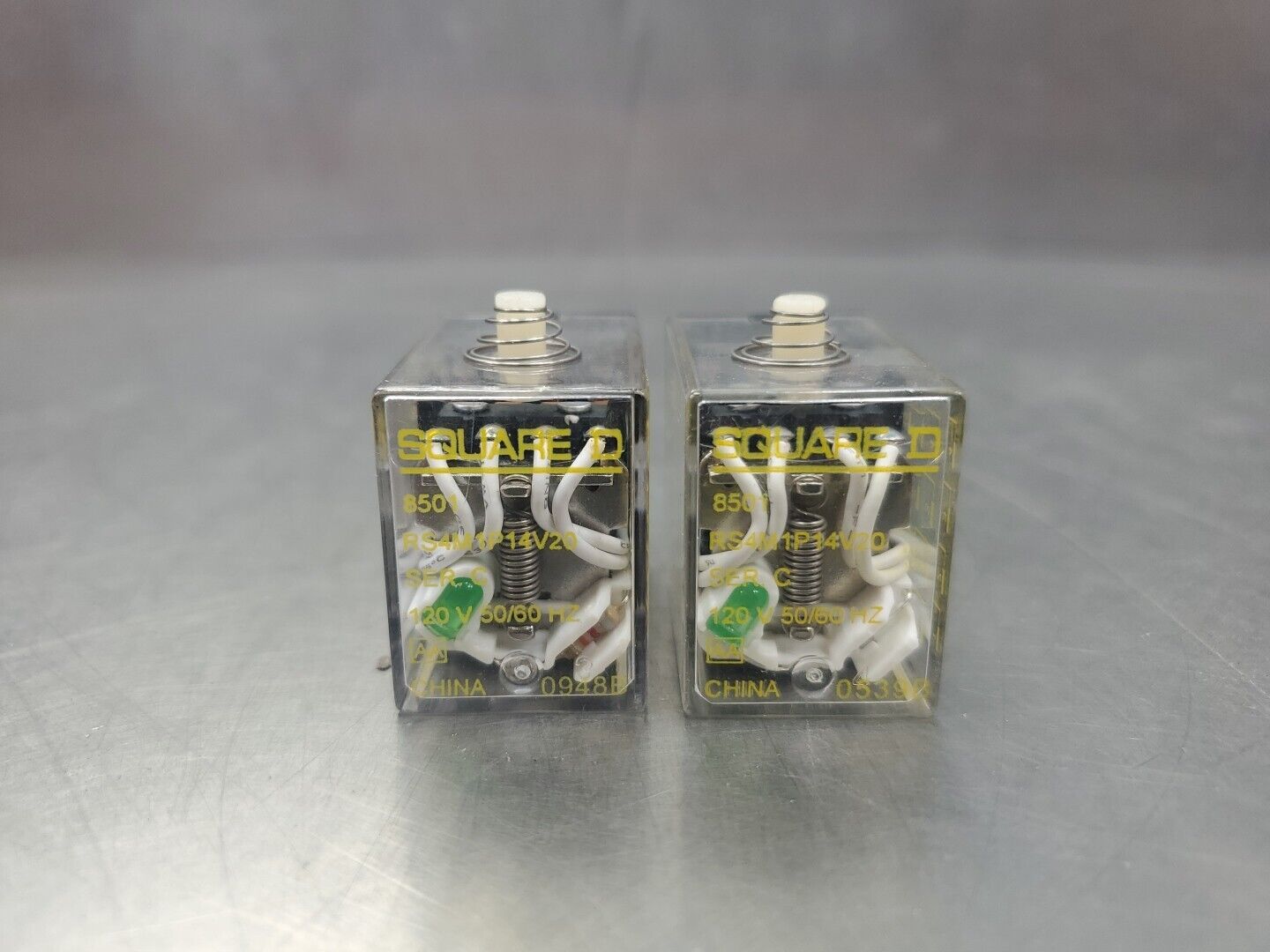 SQUARE D RS4M1P14V20 Ser C Relay, 120V.                                    4D-42