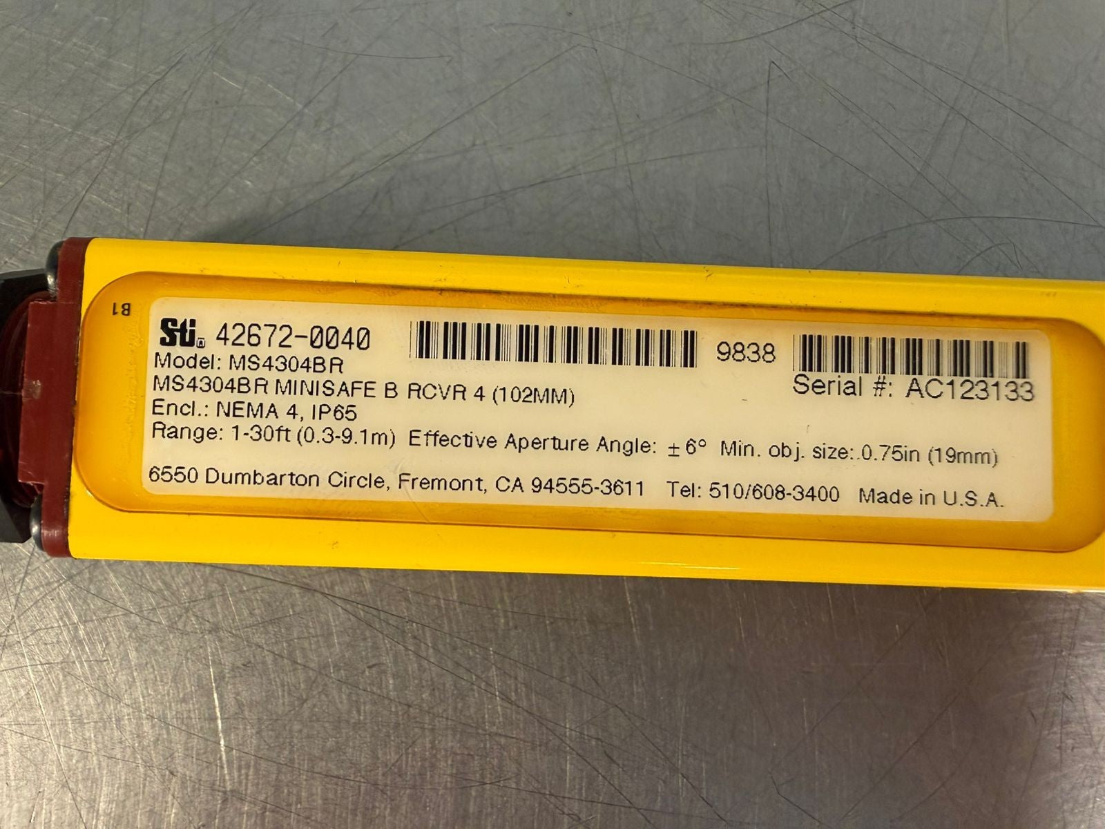 Sti MiniSafe 42672-0040 MS4304BR MS4300 Series                     (7.2.3)