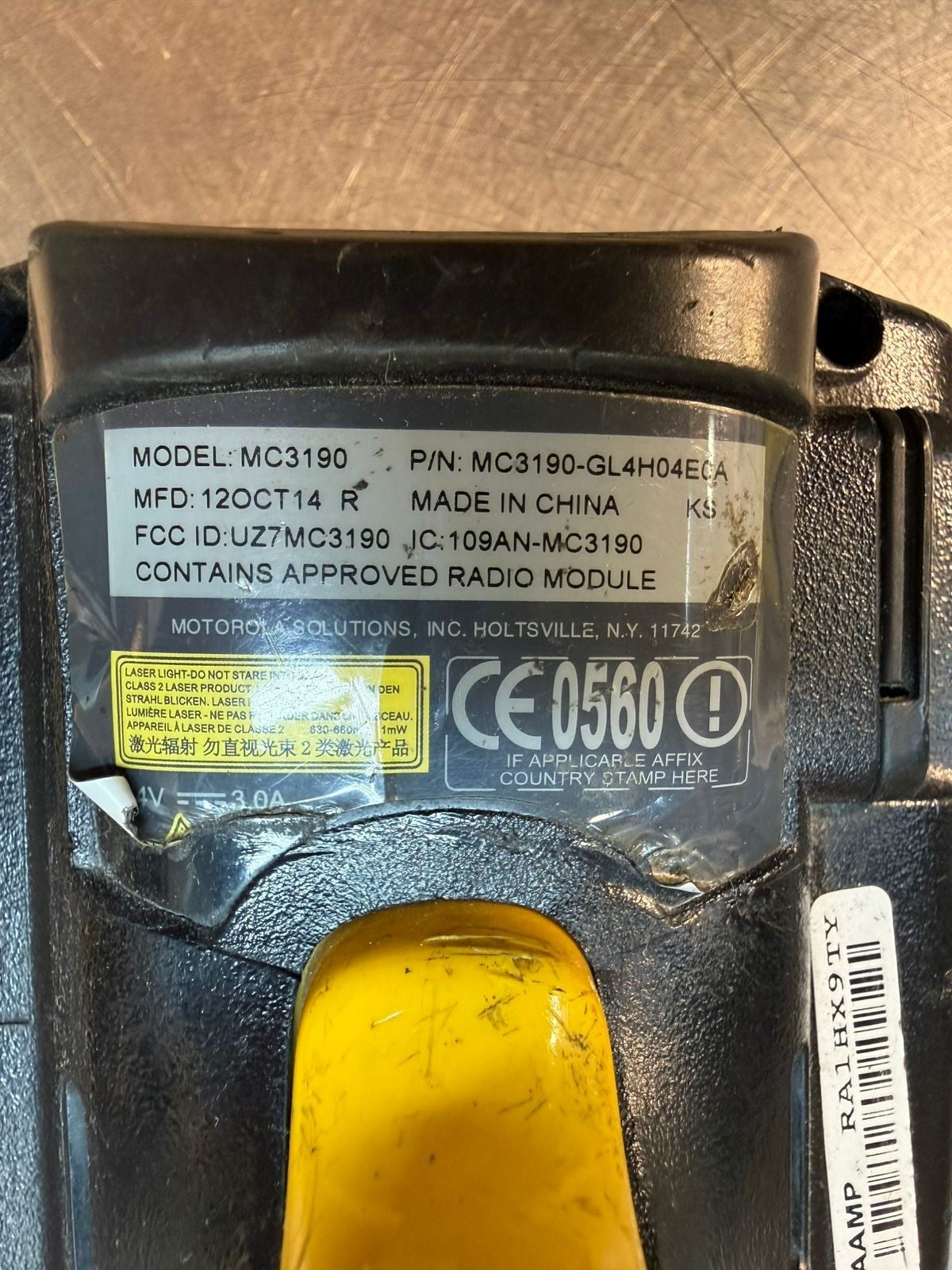 Motorola MC3190 Barcode Scanner MC3190-GL4H04E0A                   (3.5.1)