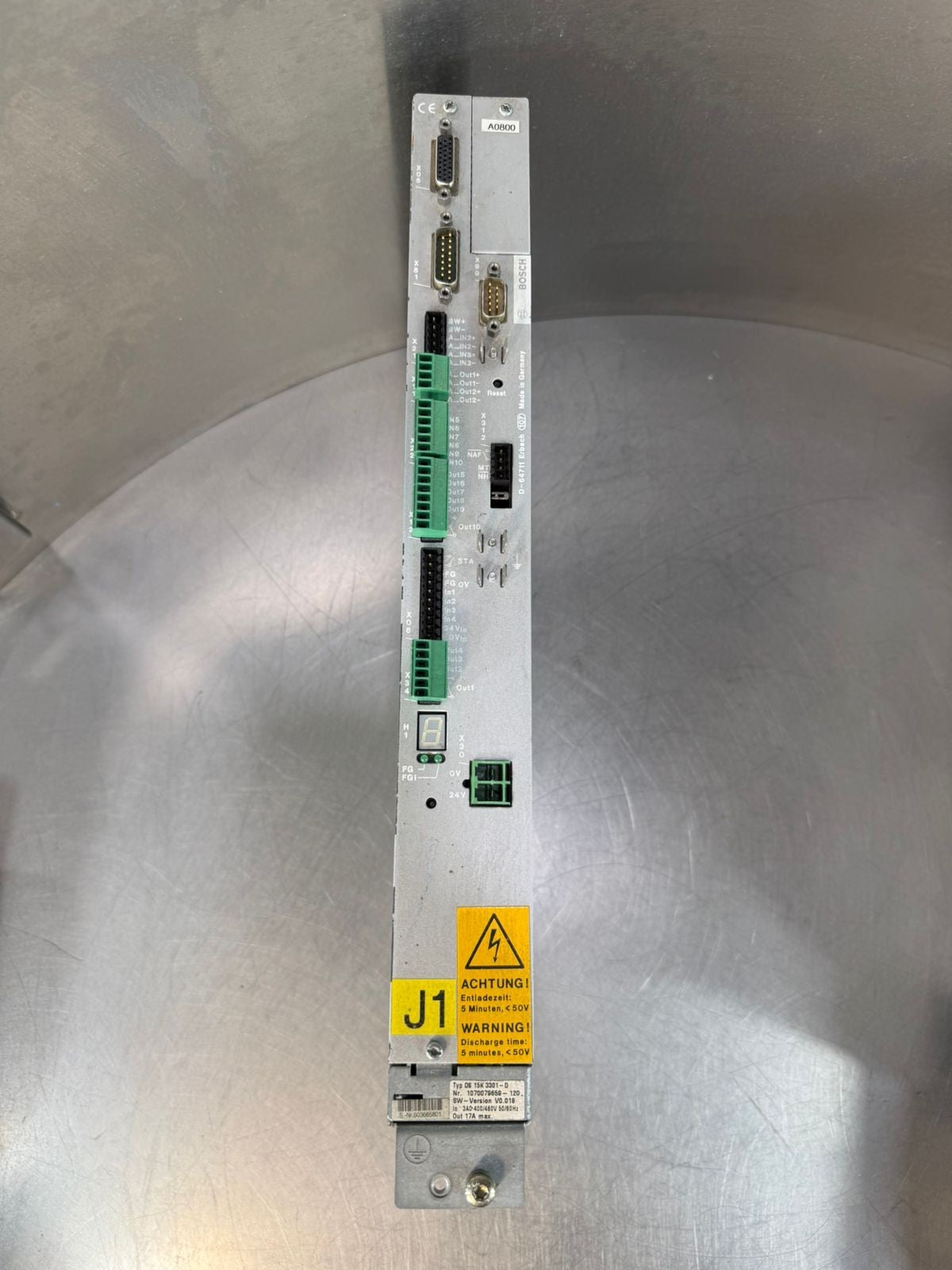 Bosch Rexroth DS-15K-3301-D Servo Drive 1070079659-120             (9.4.1)