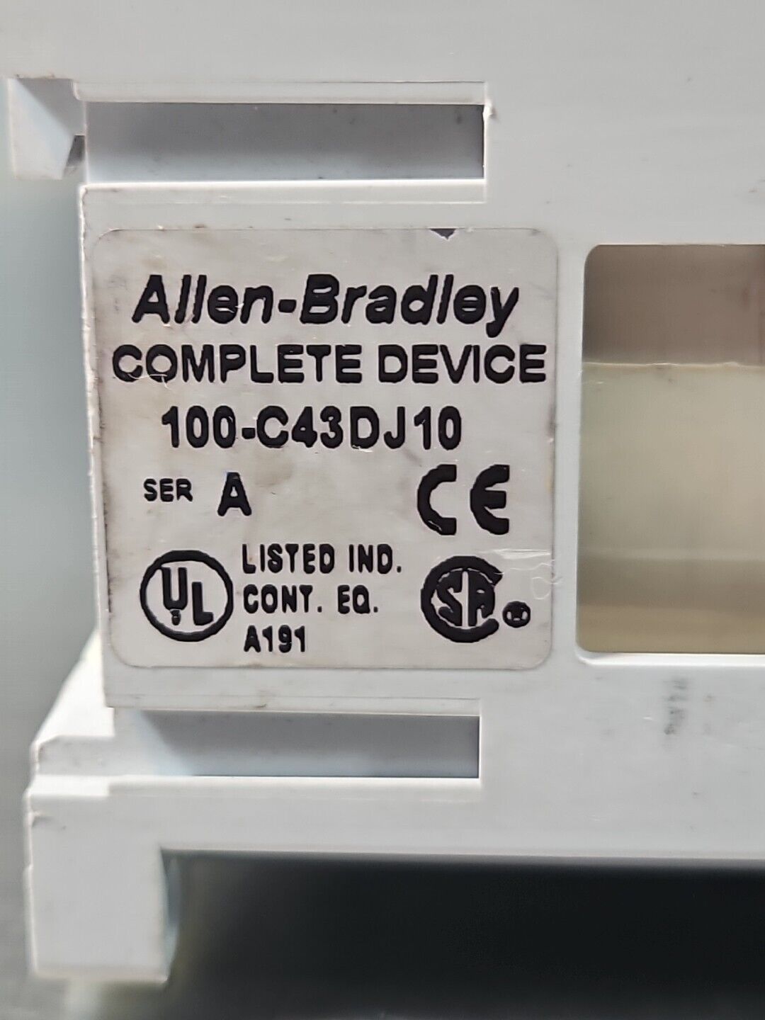 Allen Bradley 100-C43DJ10 Ser A  Contactor                               loc4D14