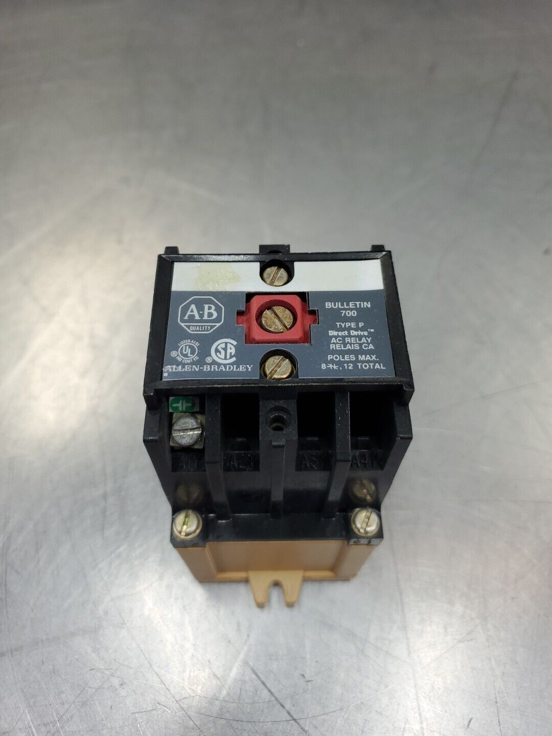 ALLEN BRADLEY 700-P000A22 SER B AC CONTROL RELAY.                          4D-31