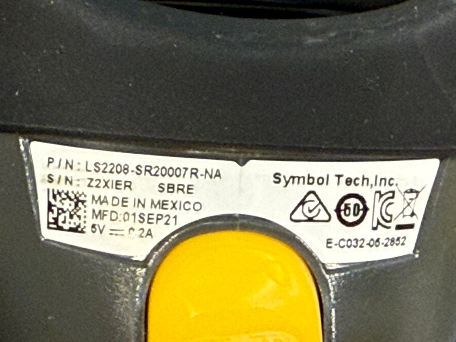 Symbol LS2208-SR20007R-NA     (5.5.2)